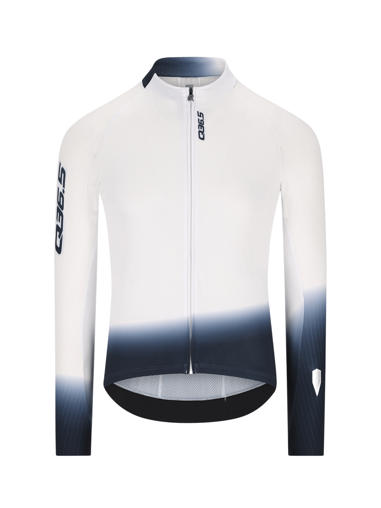 Gregarius Hybrid Light Collar Fade Long Sleeve Jersey Weiss