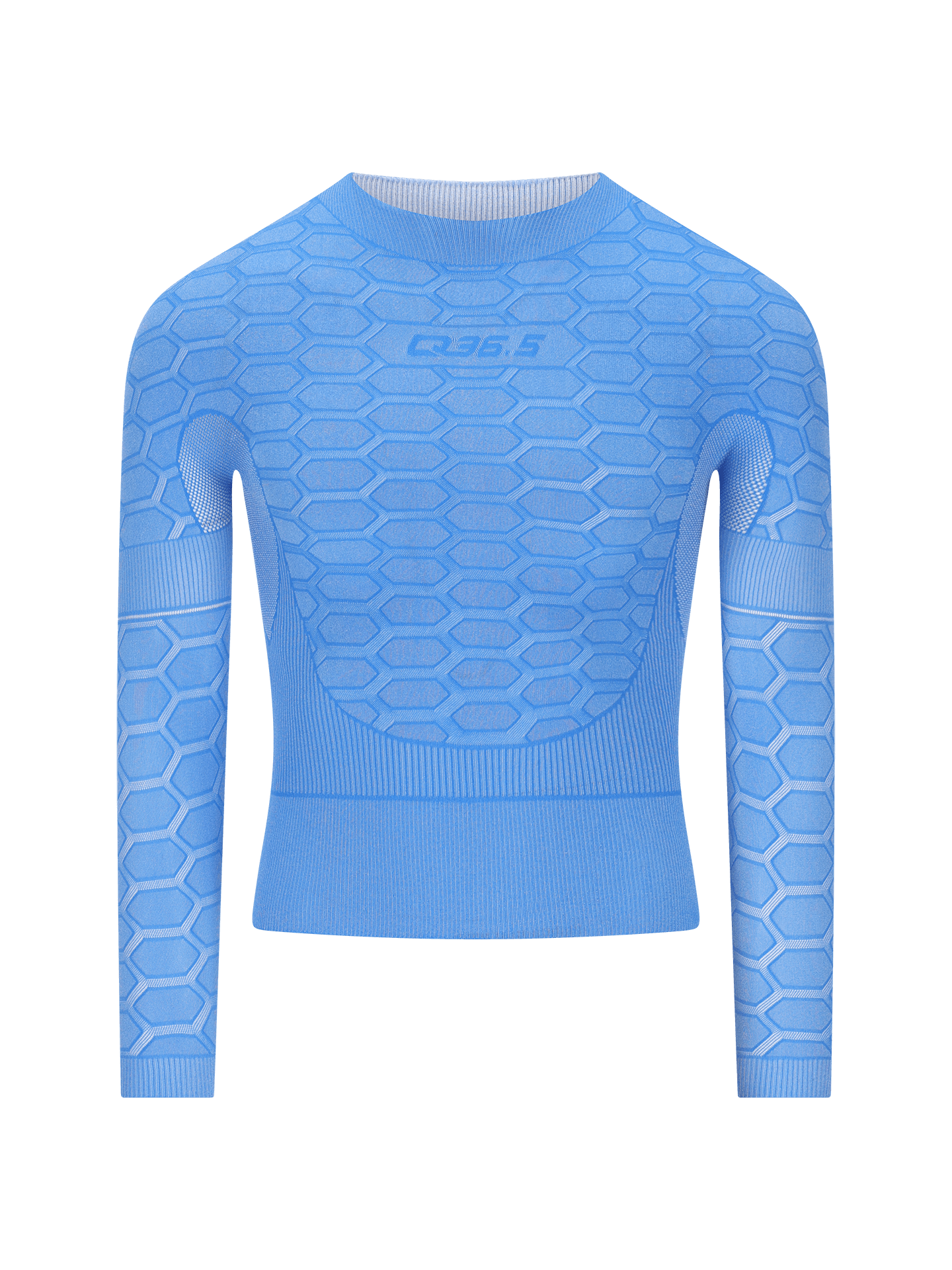 Base Layer 3 Langarm Supersonic Blue