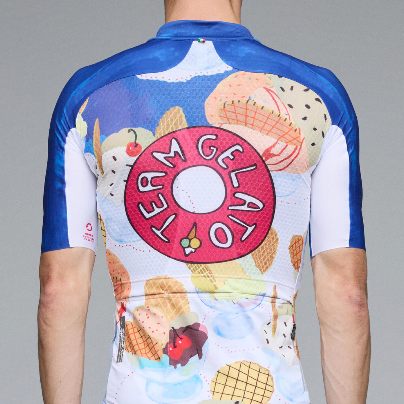 Cycling Gregarius Pro Team Gelato Jersey Men Q36.5 - Mesh Pocket System  