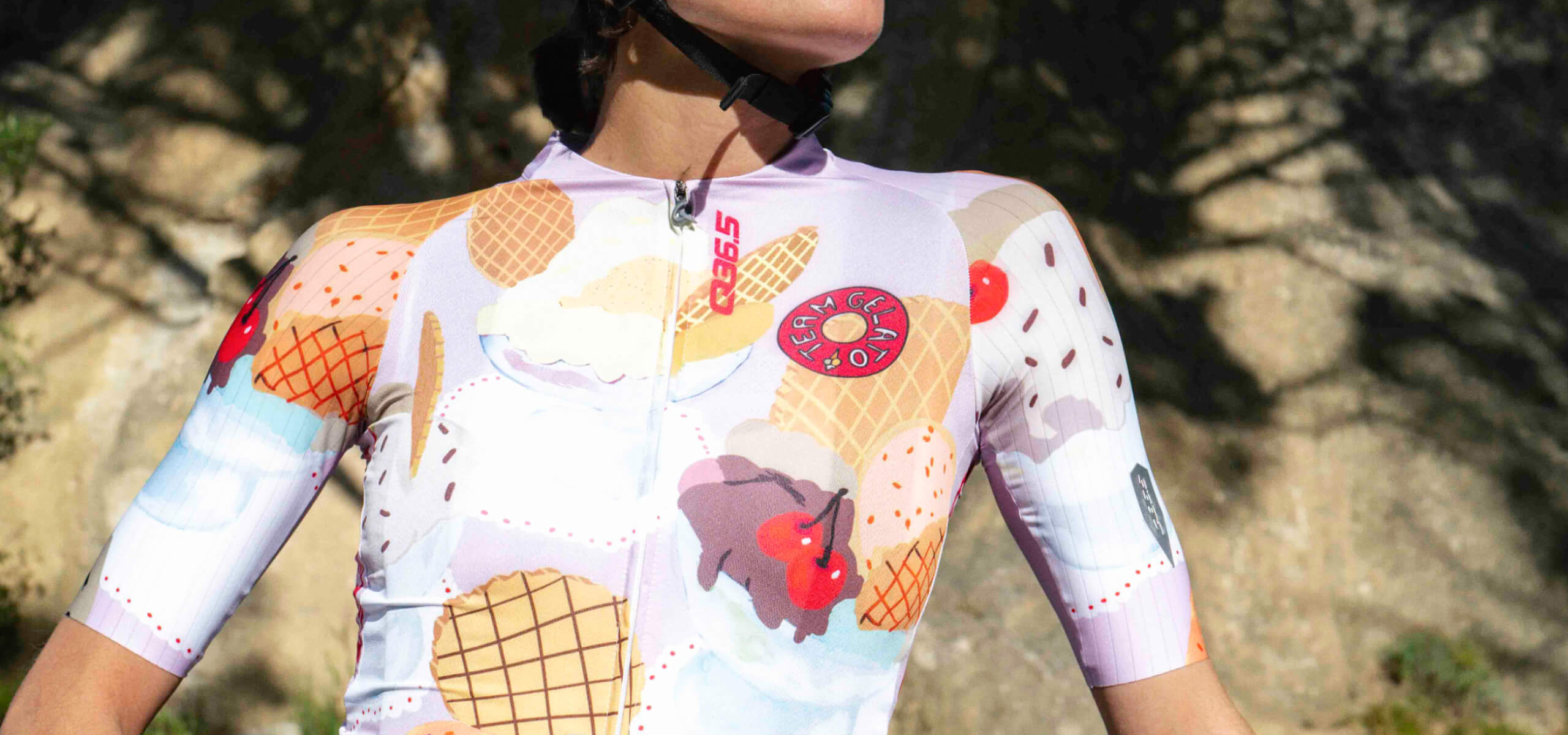 Gregarius Pro Team Gelato Maillot Mujer ciclismo Mujer Q36.5