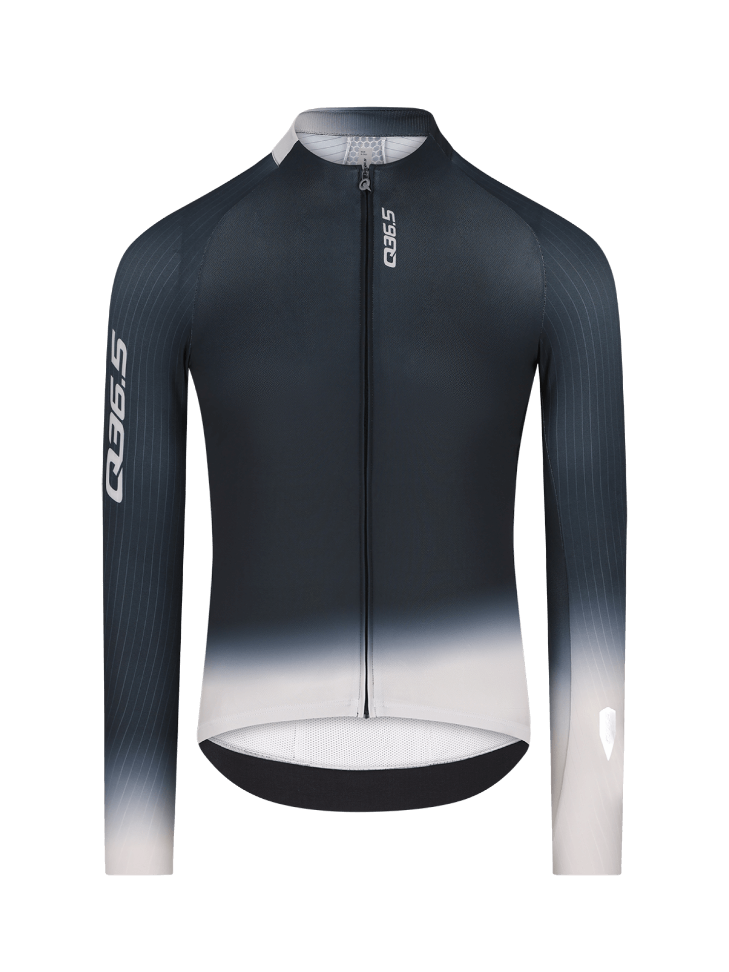 Gregarius Hybrid Light Collar Fade Long Sleeve Jersey Schwarz