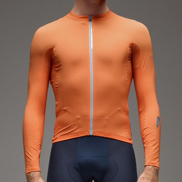 Q36.5 Long Sleeve Hybrid Que Orange Mサイズ Q36.5 MEN'S JERSEY LS HYBRID QUE Orange | eBay