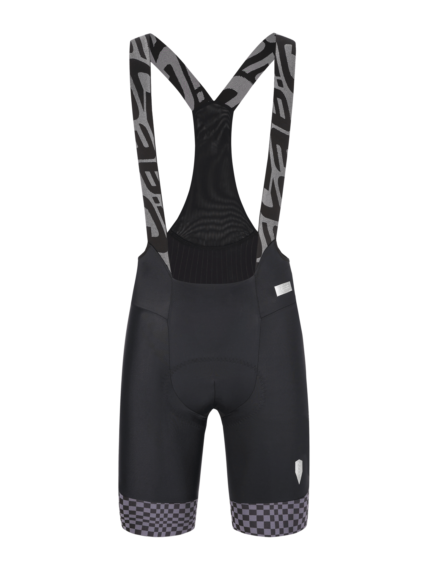 Gregarius Pro Bib Shorts Check Grey