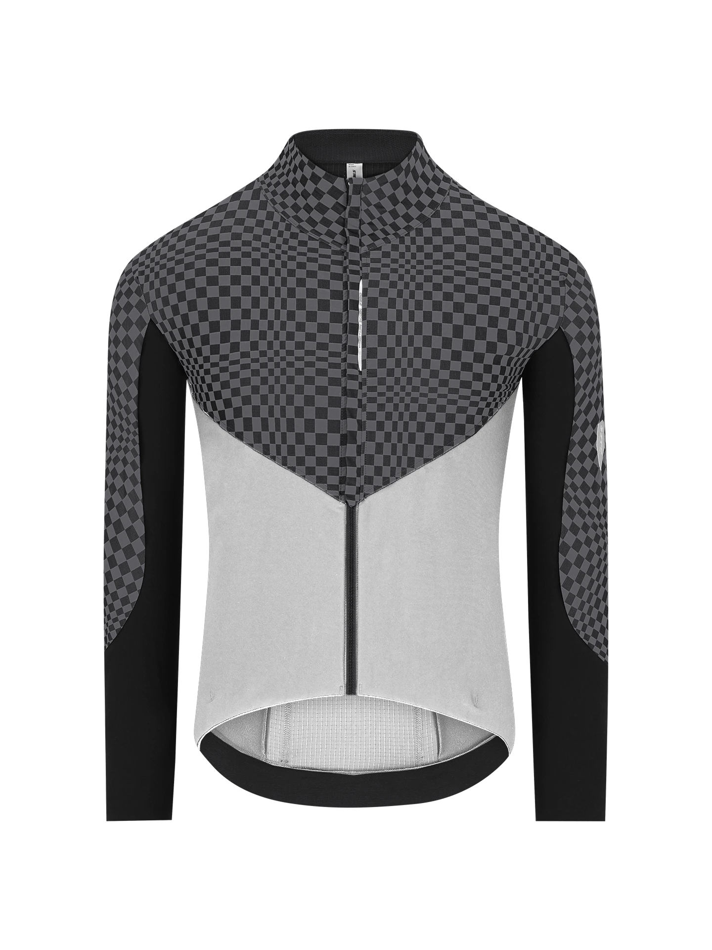 Dottore Hybrid Que Maglia Maniche Lunghe Check Grey