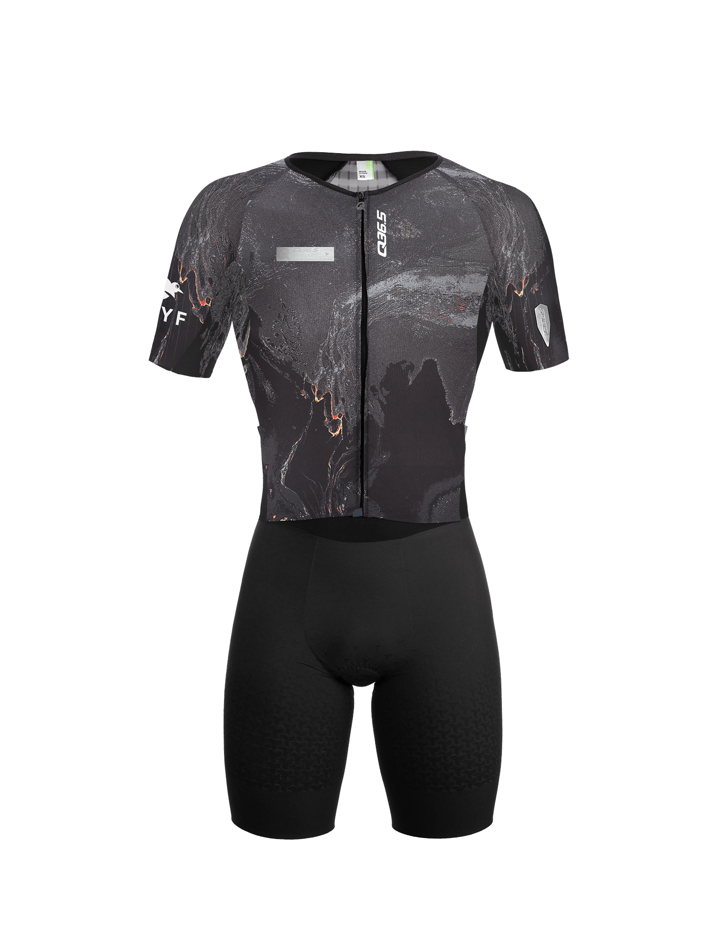 TRI Ryf Skinsuit Kurzarm Schwarz