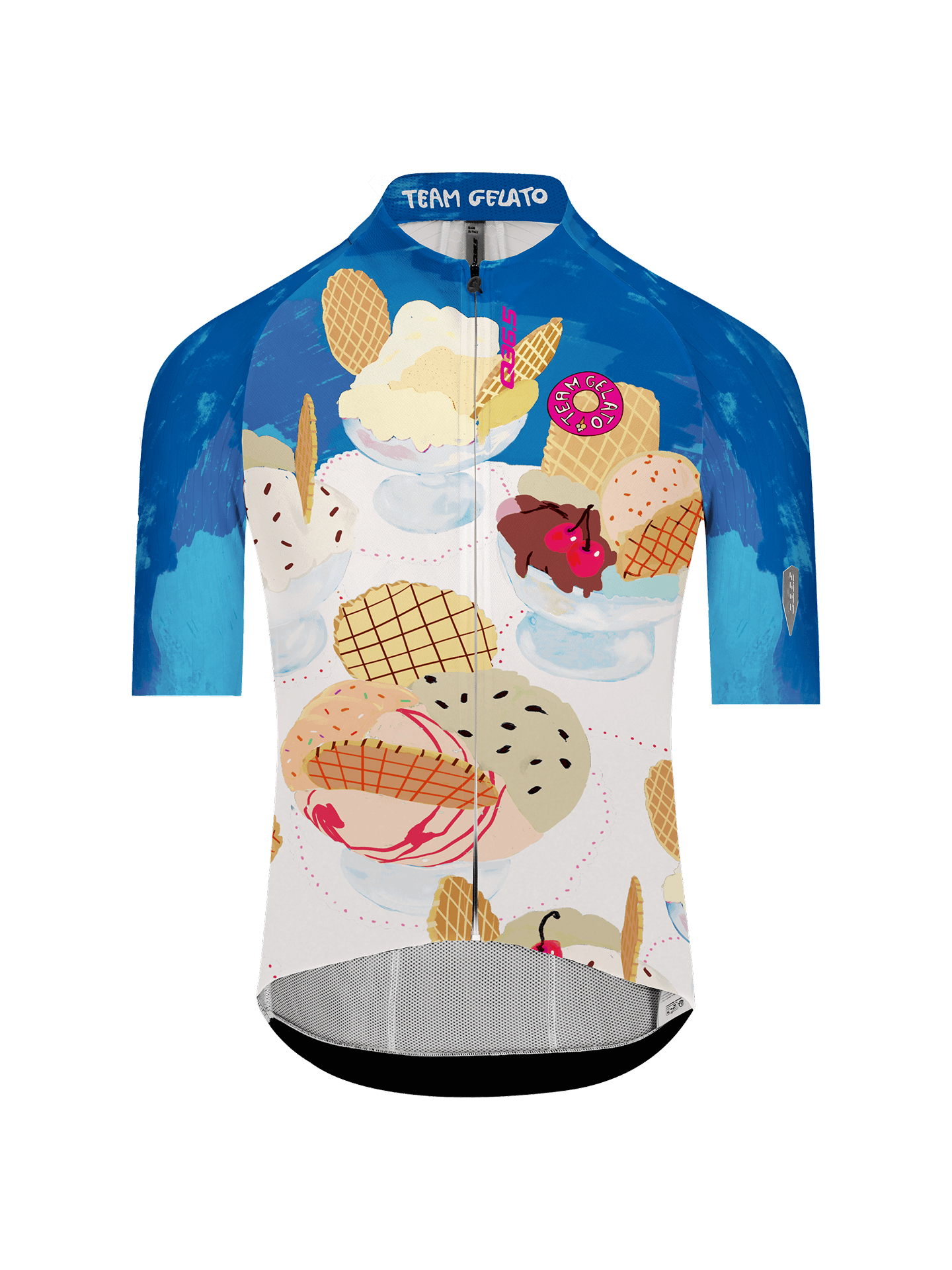 Gregarius Pro Team Gelato Jersey White