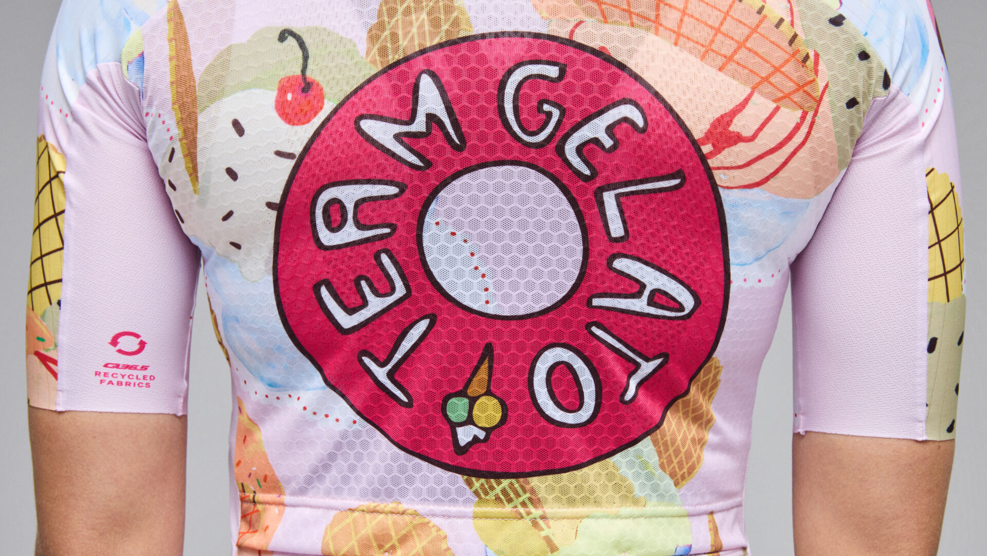 Gregarius Pro Team Gelato Maillot Mujer ciclismo Mujer Q36.5 - Malla en Panel de Abeja