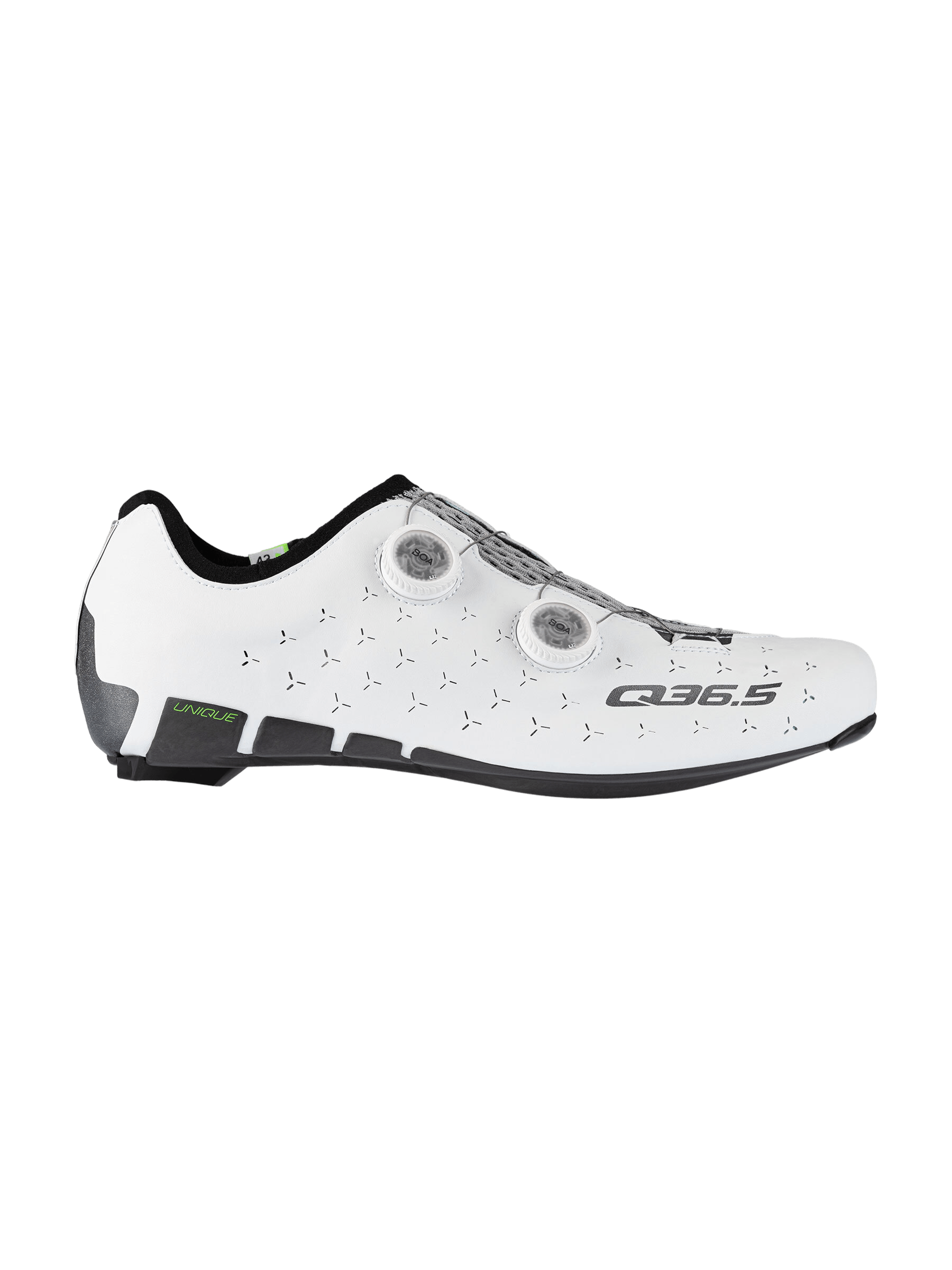 unique cycling shoes road bike white 300.1 side