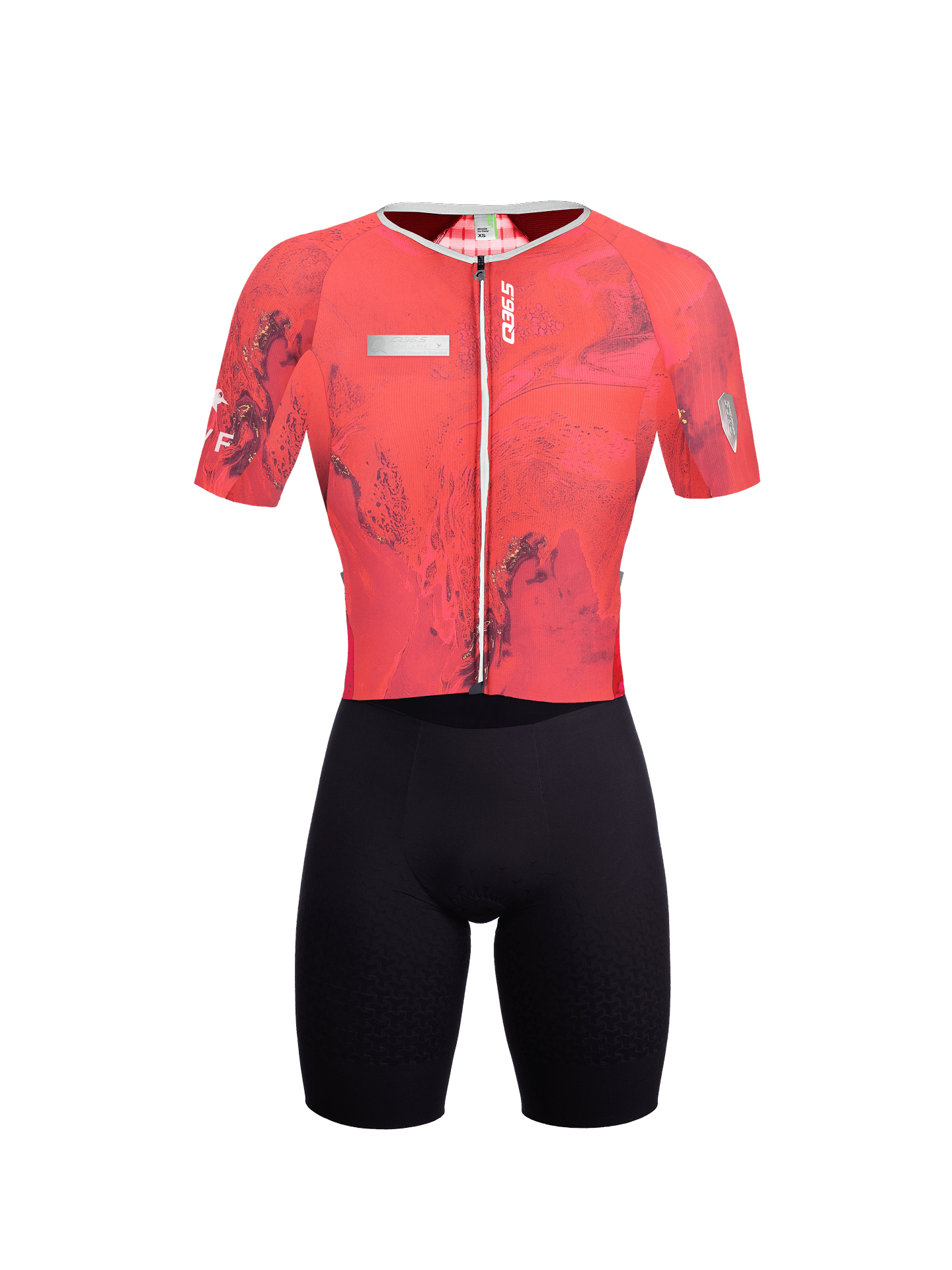 TRI Ryf Skinsuit Kurzarm Rot