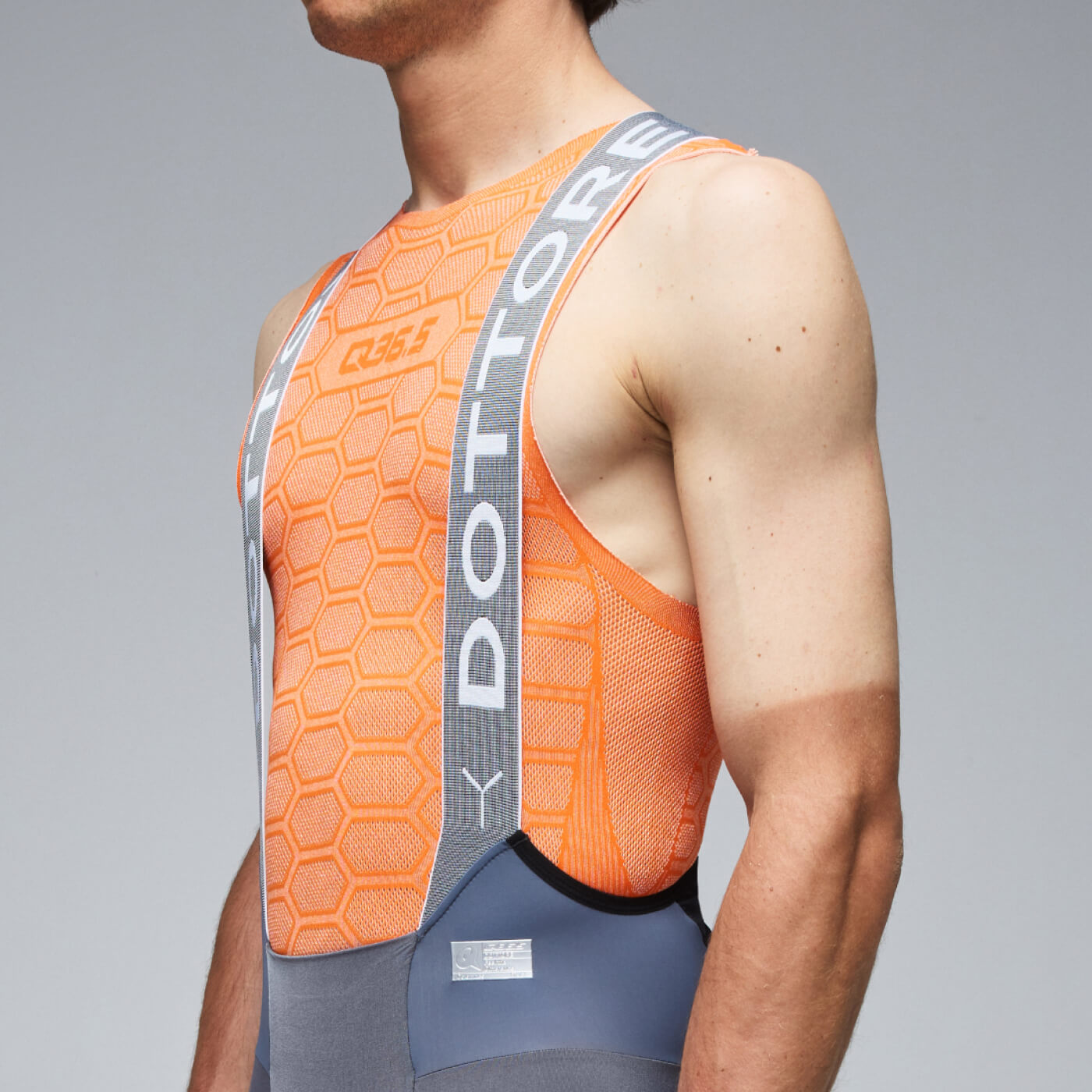 Cycling Dottore PRO Bib Shorts Men Q36.5 - Elastic Strap Construction 