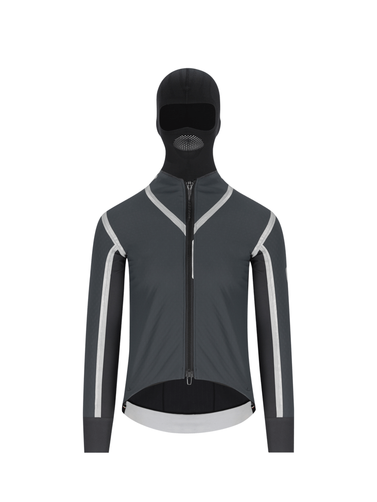 Vampire Jacke mit Kapuze Storm Grey