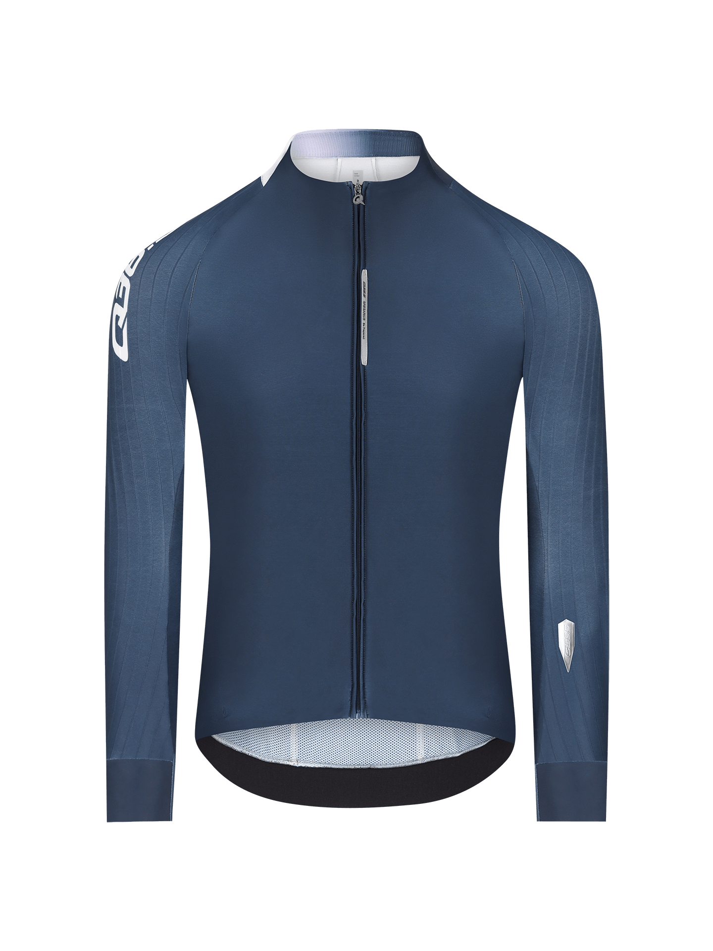 Gregarius Hybrid Collar Fade Malliot Manches Longues Nautica Blue