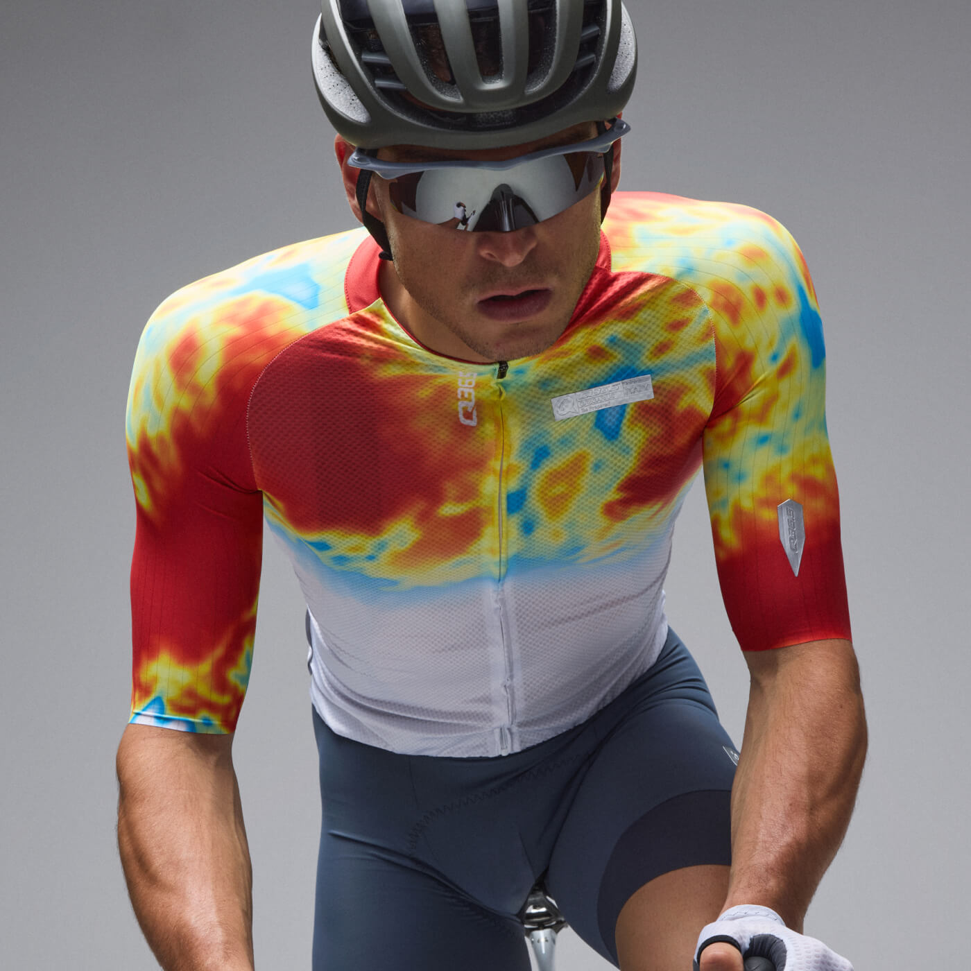 Gregarius Clima Weathermap Trikot Herren Q36.5 - Aerodynamische Leistung 