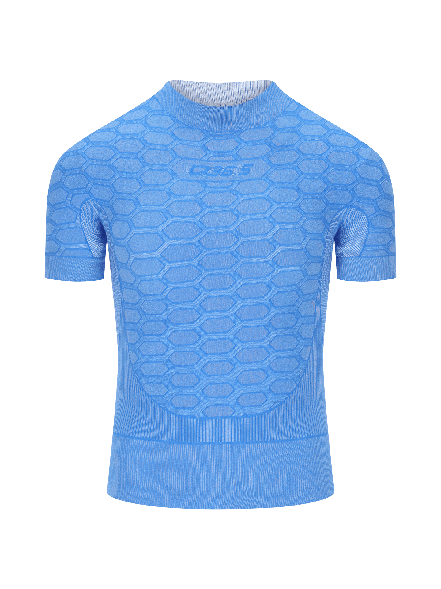 Base Layer 2 Kurzarm Supersonic Blue