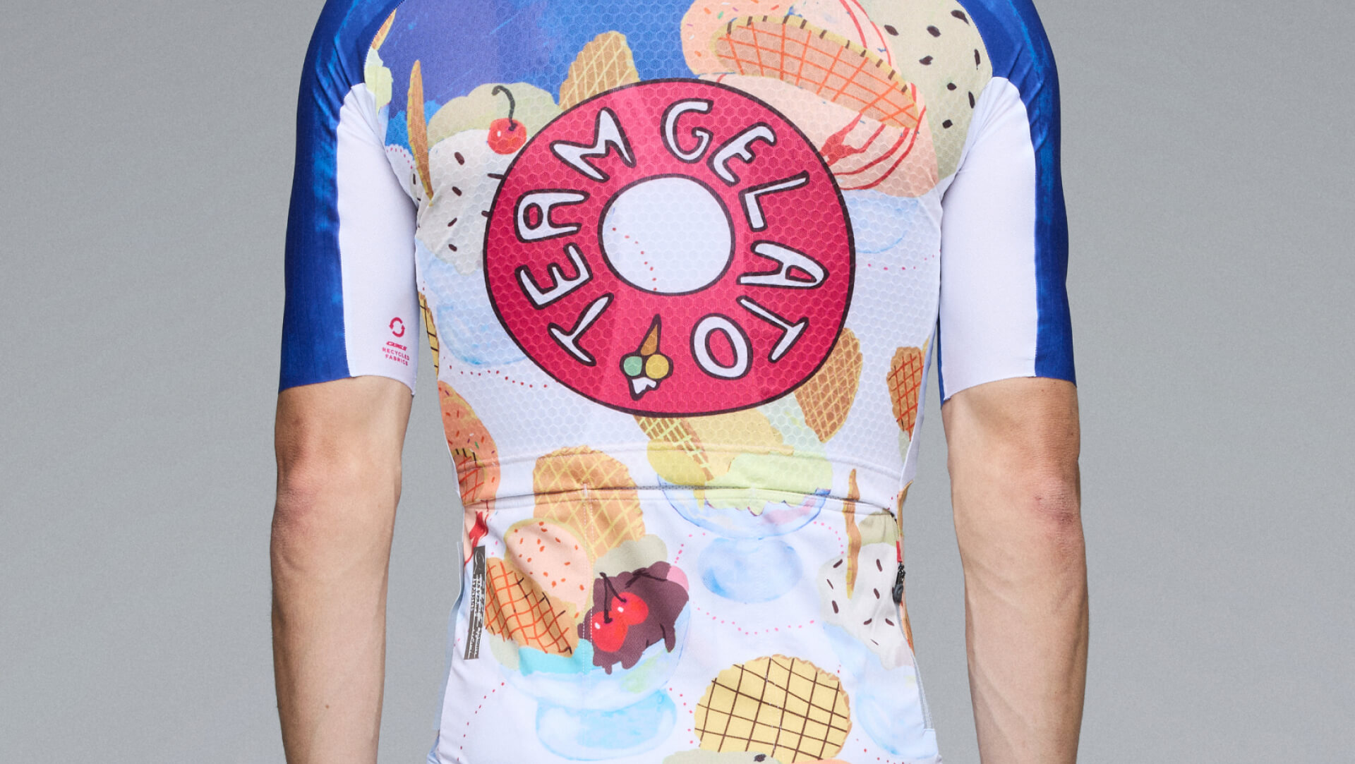 Cycling Gregarius Pro Team Gelato Jersey Men Q36.5 - Mesh Pocket System  