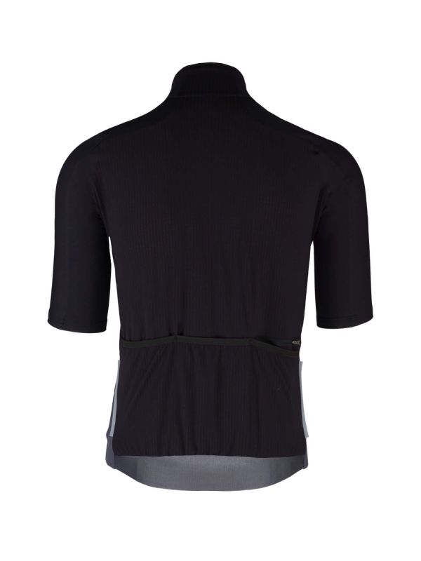 Mens short sleeve cycling jersey Woolf X black • Q36.5